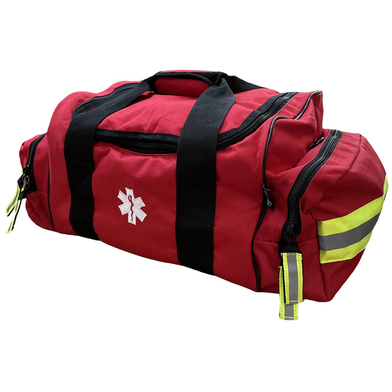 Kemp Usa Maxi Trauma Ems Medical Bag Red 600D Nylon Water Resistant First Aid