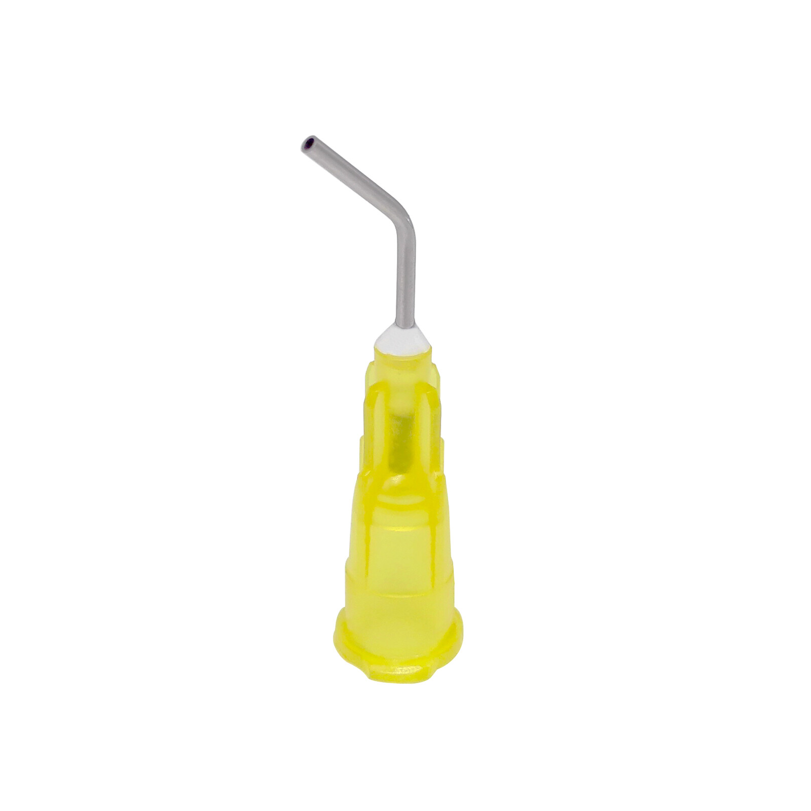 100pcs Irrigation Bent Needle Tips Dental Flow Etch Composite Resin Acid Syringe
