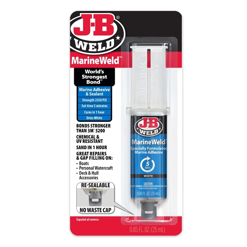 3 Pack MarineWeld Adhesive Waterproof Strong Permanent Bond Metal Repairs New