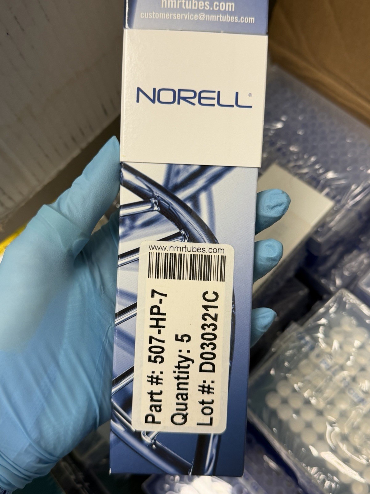 (5/Pk) SIGMA-ALDRICH NORELL Standard Series 5mm NMR Tubes 400MHz NOR507HP7