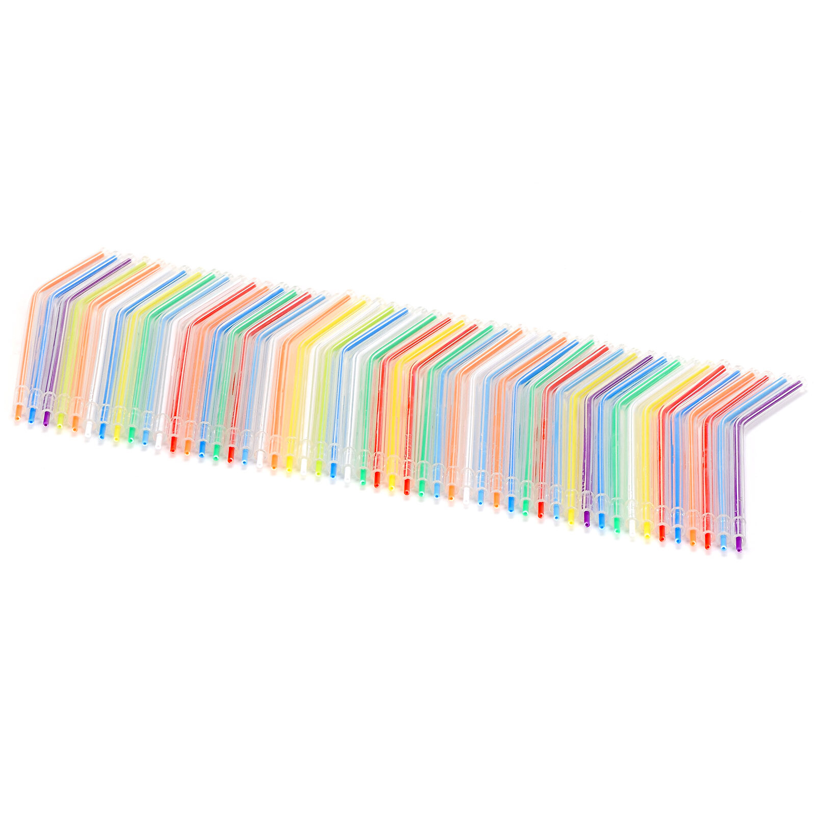 250pc Dental Disposable Spray Tips Triple Nozzles 3-Way Air Water Syringe Tip US