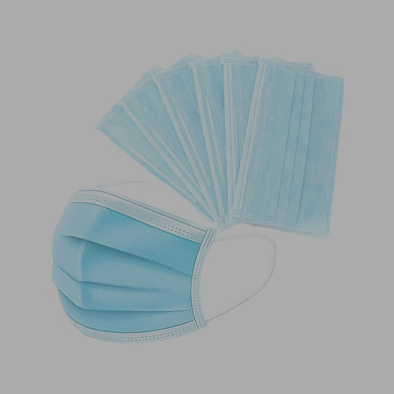 100 Pcs 3 Ply Ear loop Face Mask Non Medical Surgical Dental Disposable Masks