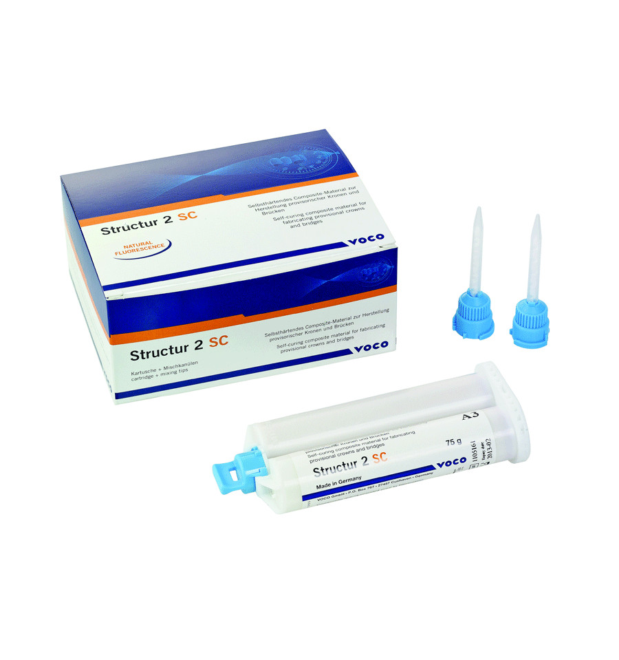 Voco Structure 2 SC Fast Setting Temporary BIS-Acrylic Crown & Bridge 75gm