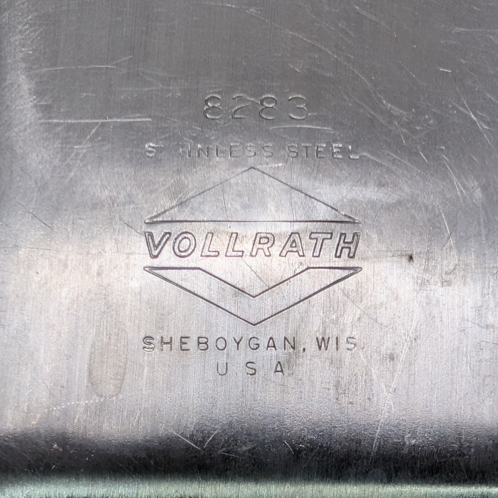 VTG Vollrath 8283 Stainless Steel Medical Surgical Instrument Tray Lid USA