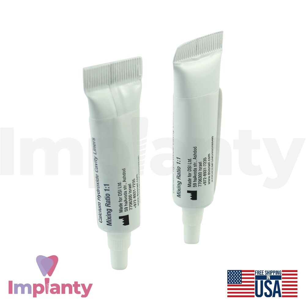 Dental ApexPaste Hard Calcium Paste Cavity Liner 24g Self Cure Pulp Capping