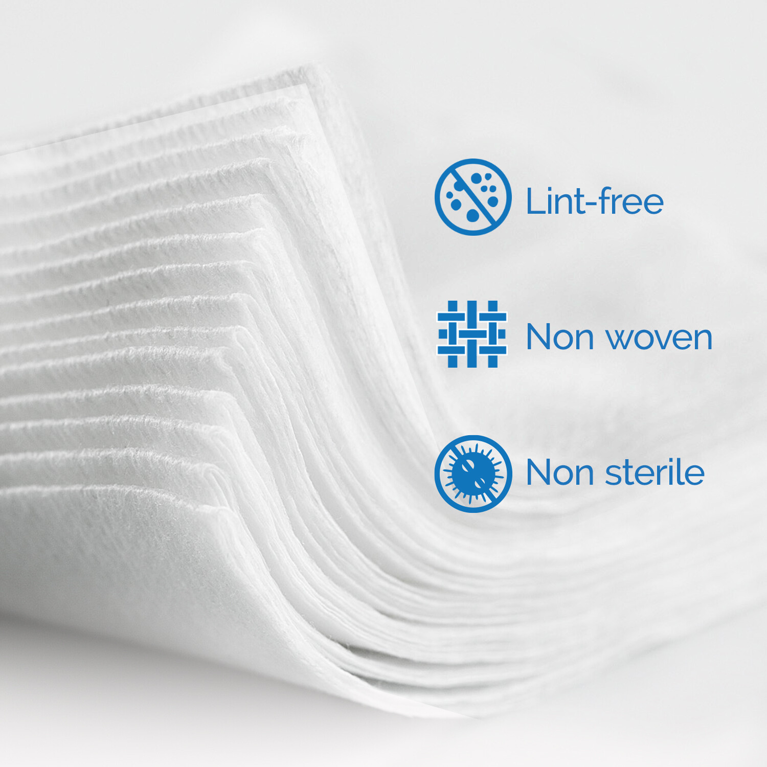 2000/10Bags JMU Dental Medical Gauze 4×4 Non Woven Sponges 4-Ply FDA Approved