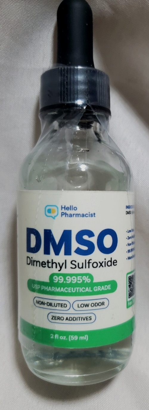 DMSO Liquid 99.99% Pharmaceutical Grade Dimethyl Sulfoxide – Glass Dropper 2 oz