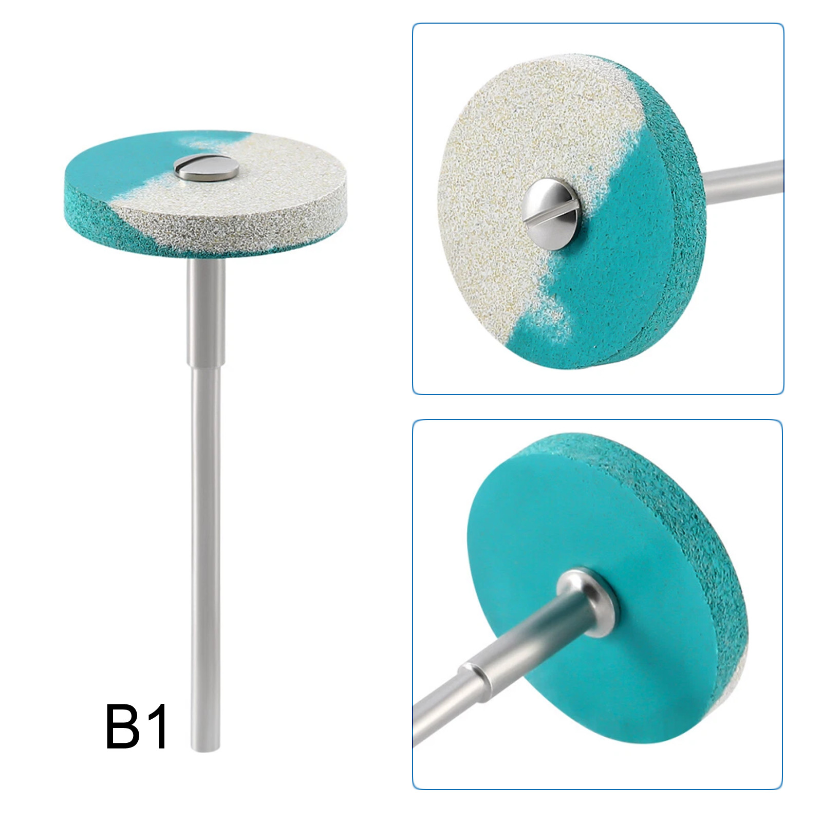 Dental Rubber Diamond Polisher Wheel Disc HP for Porcelain/Zirconia