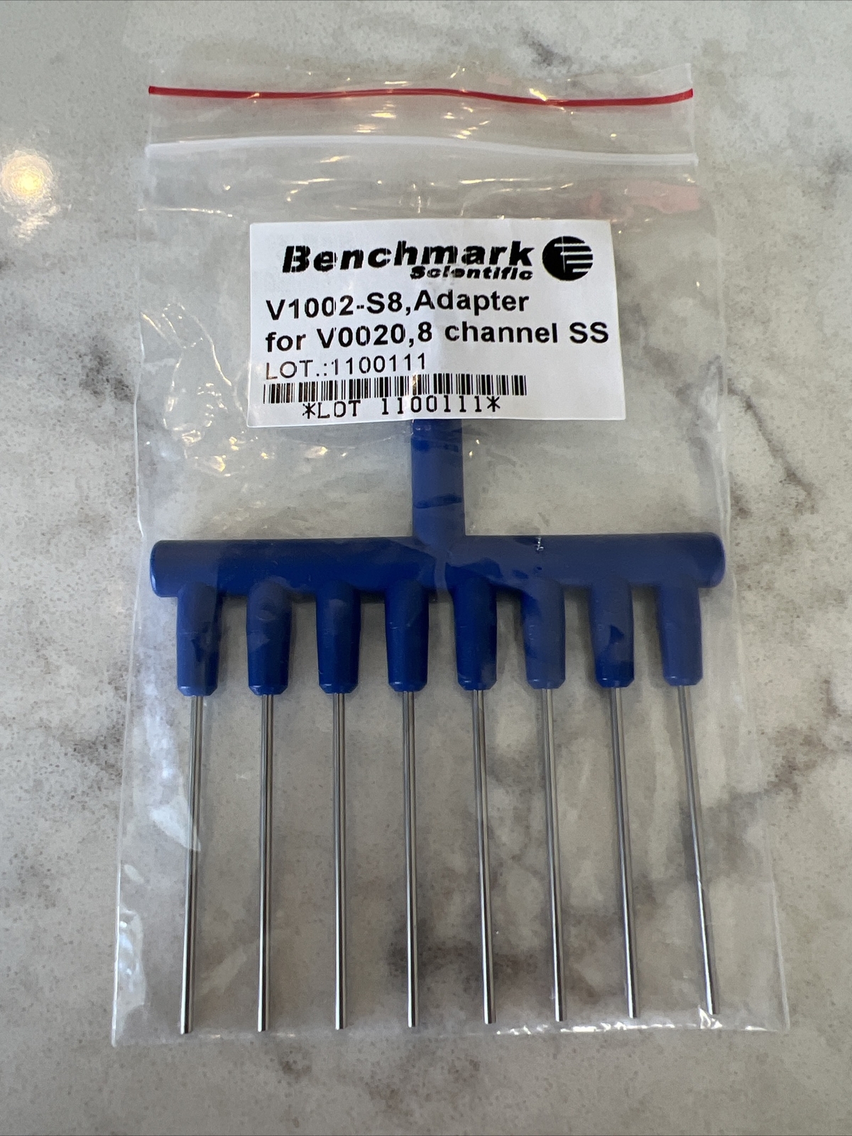 Benchmark Scientific V1002-S8, 8 Channel SS Adapter for V0020