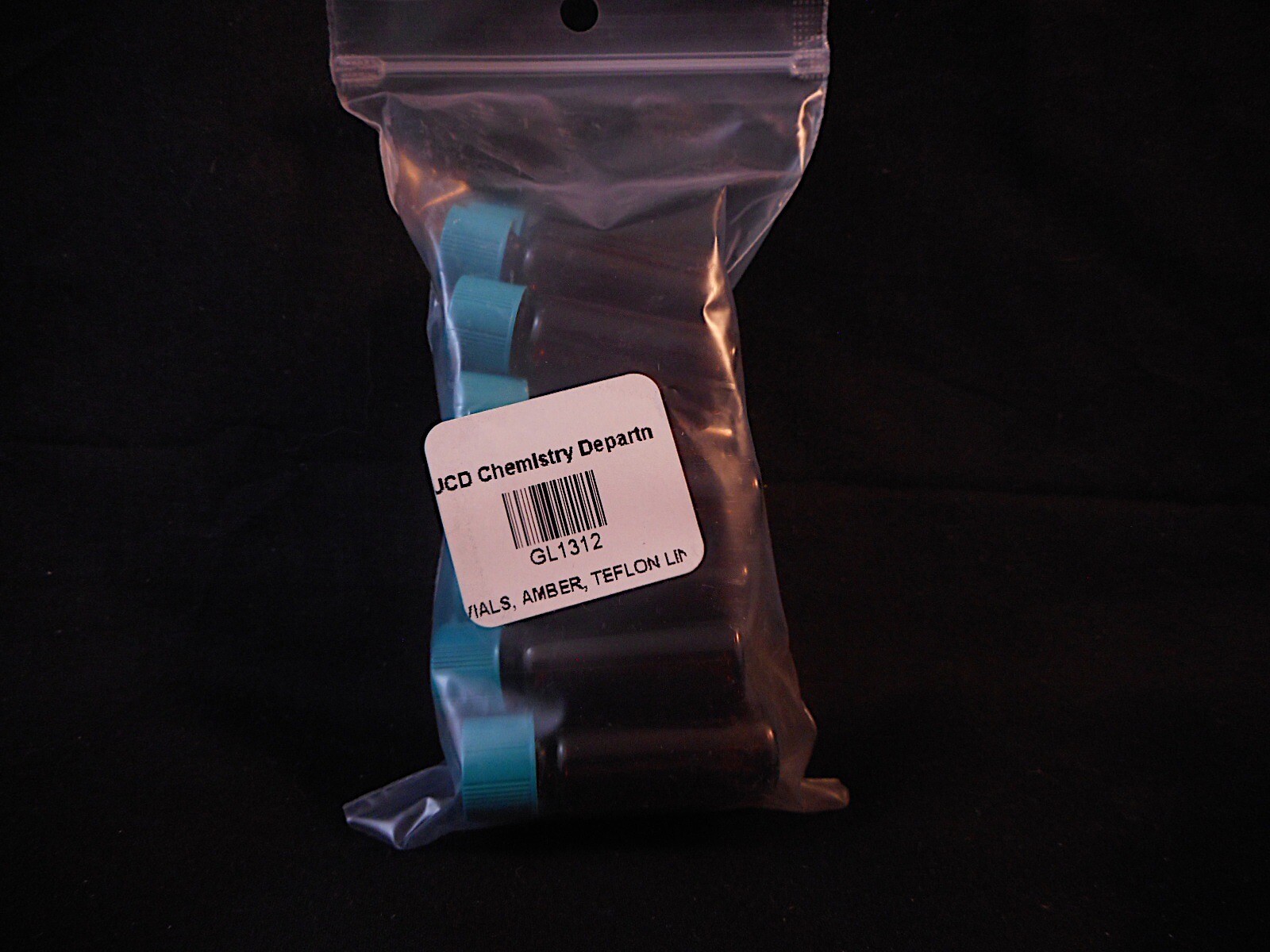 Qorpak Glass 2mL 0.5 Dram Amber Media Storage Vials w/ Cap 8-425 18/Pack