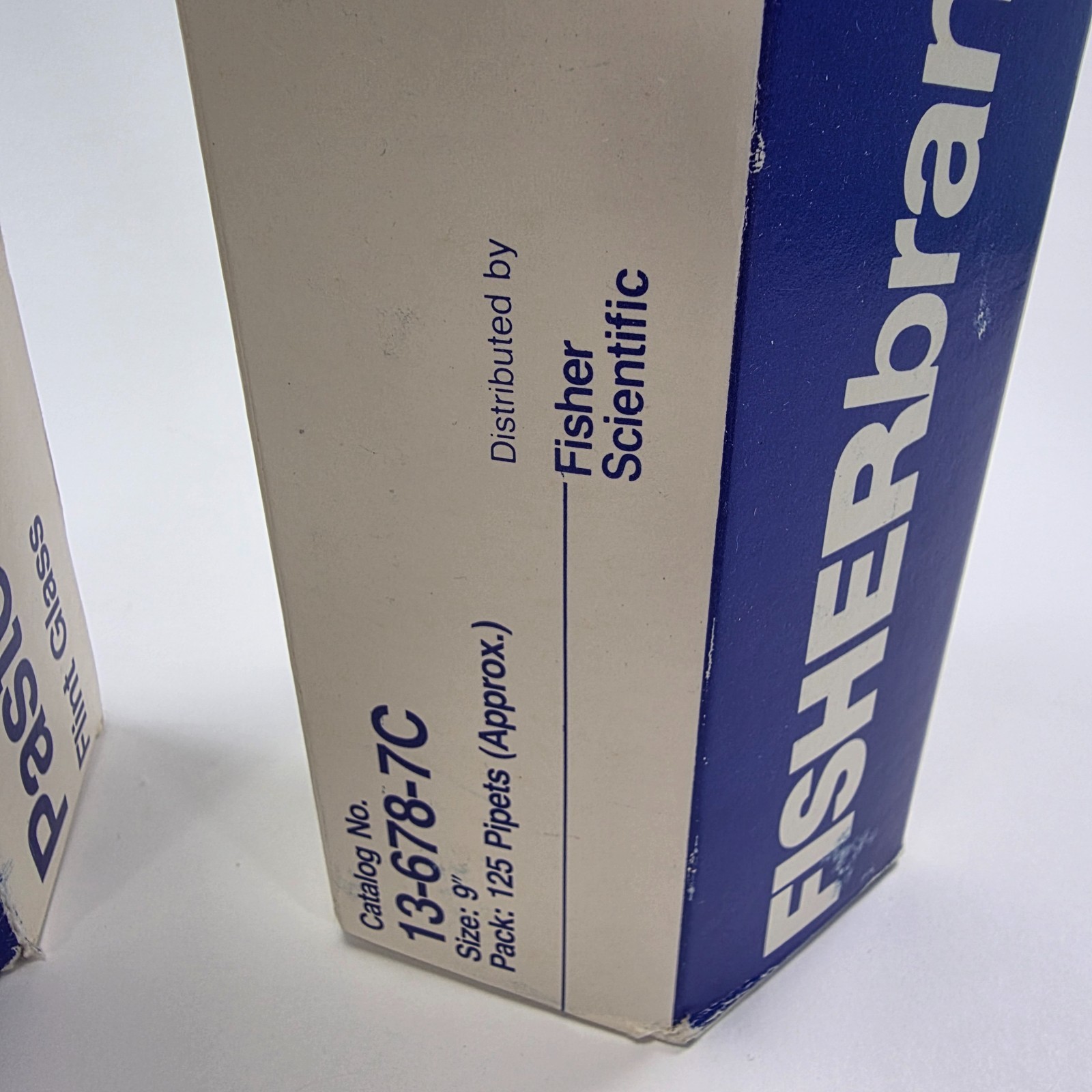 Lot of 2 Fisherbrand 13-678-7C Pasteur Pipets 9″ Flint Glass Approx. 250 Total