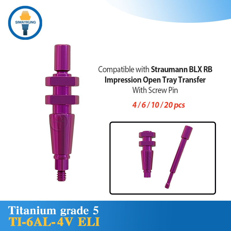 4 /6/10/20 Pcs Transfer Impression Open Tray Compatible With Straumann BLX RB