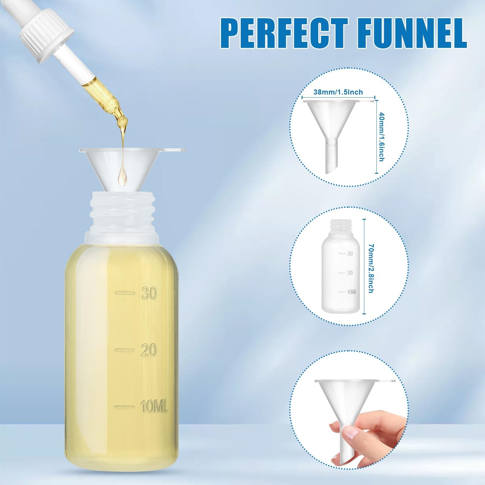 Ehoycq 30ml Glue Precision Tip Applicator Bottle,Needle Tip Squeeze Bottle with