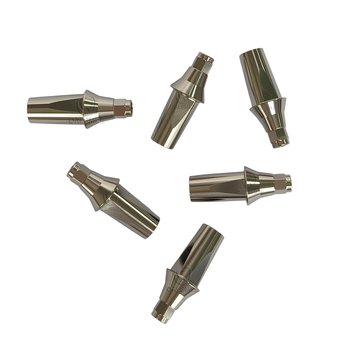 Titanium straight abutment compatible with ICX platform D5.0 with screw