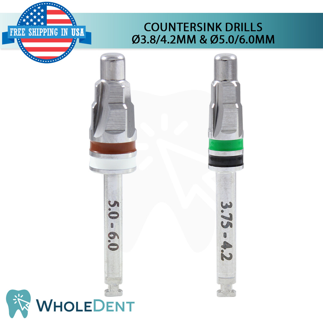 Guided Integral Stopper Drills Kit Dental Drill Hex Driver Tool Internal Hex