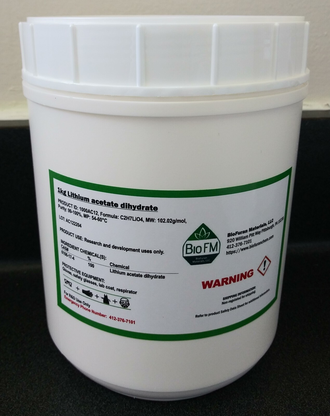 Lithium acetate dihydrate