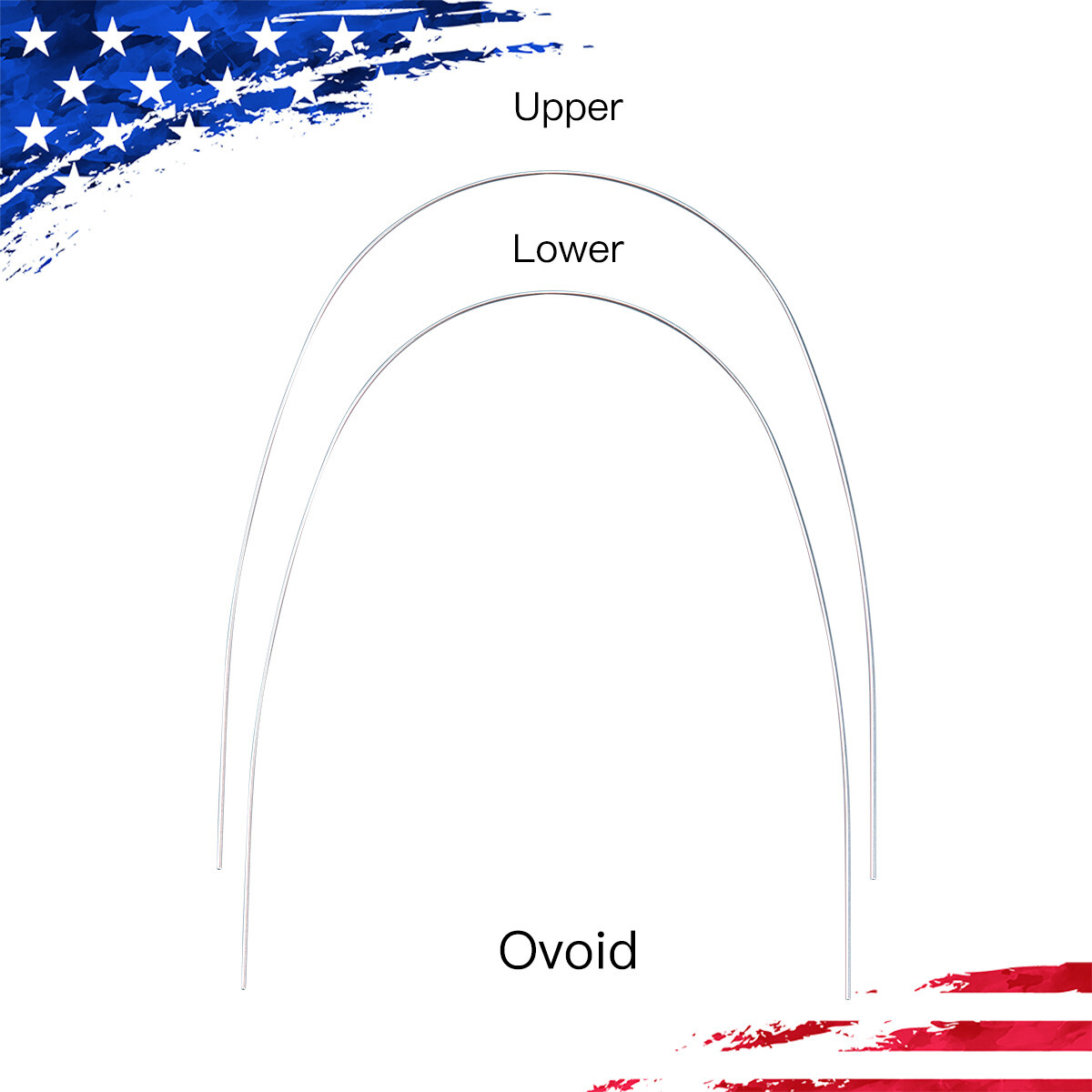 AZDENT Dental Ortho Brackets Braces /Niti Round Arch Wires/1st molar Buccal Tube
