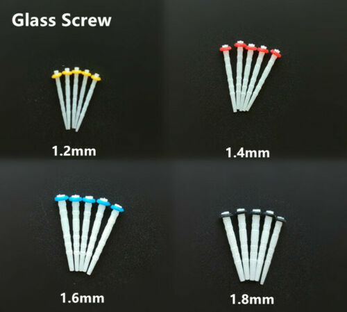 Dental Glass Fiber Post Root Canal Posts Resin+4 Drills 1.0/1.2/1.4/1.6/1.8mm