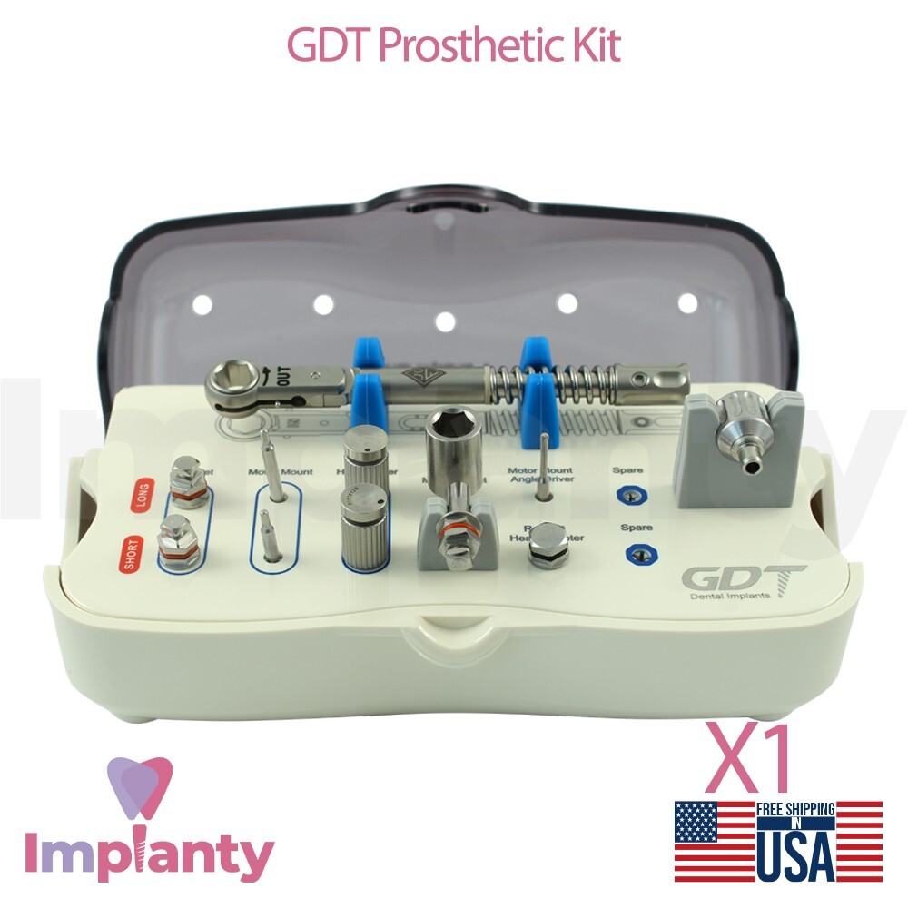 Dental Prosthetic Kit Plastic Stainless Steel Tool Dentistry