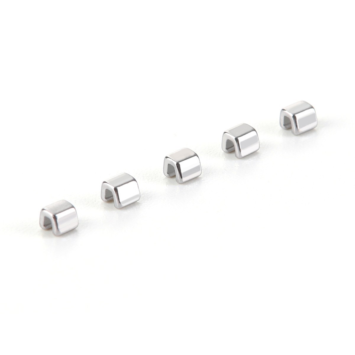 100pcs Dental Orthodontic Crimpable Hooks Stops Metal Stop Type for Arch Wire