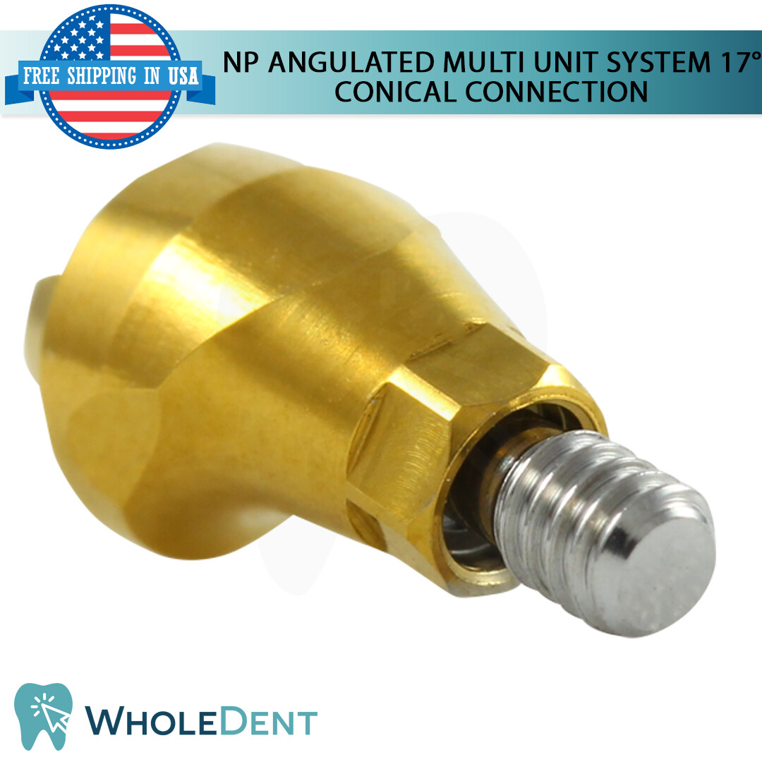 X1 NP Conical Connection Angulated 17° Abutment Multi Unit 1.6mm Prosthetics