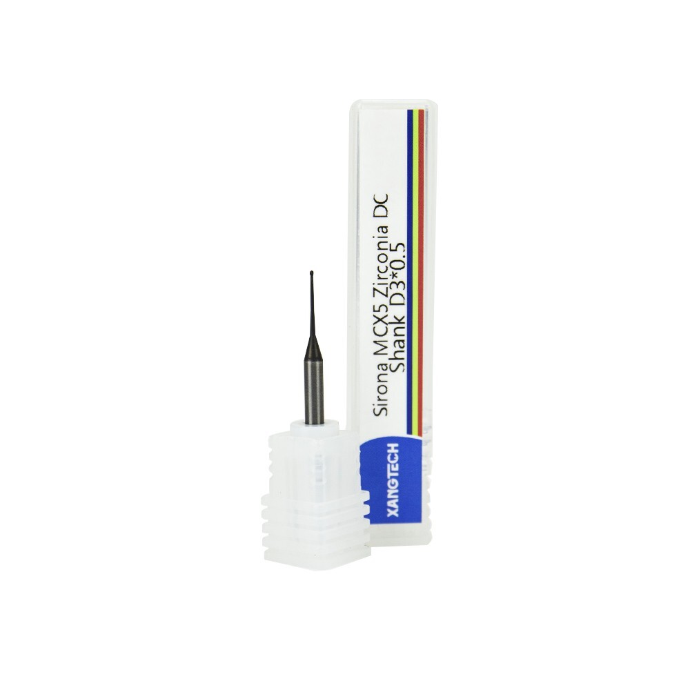 Sirona MCX5 CAD/CAM Milling Burs DC for Zirconia 0.5/1.0/2.5mm Tools