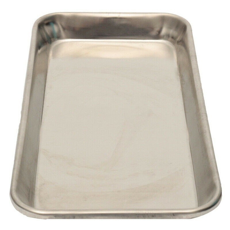 Multi-Purpose Dental Medical Stainless Steel Instrument Trays Tattoo Flat Tray