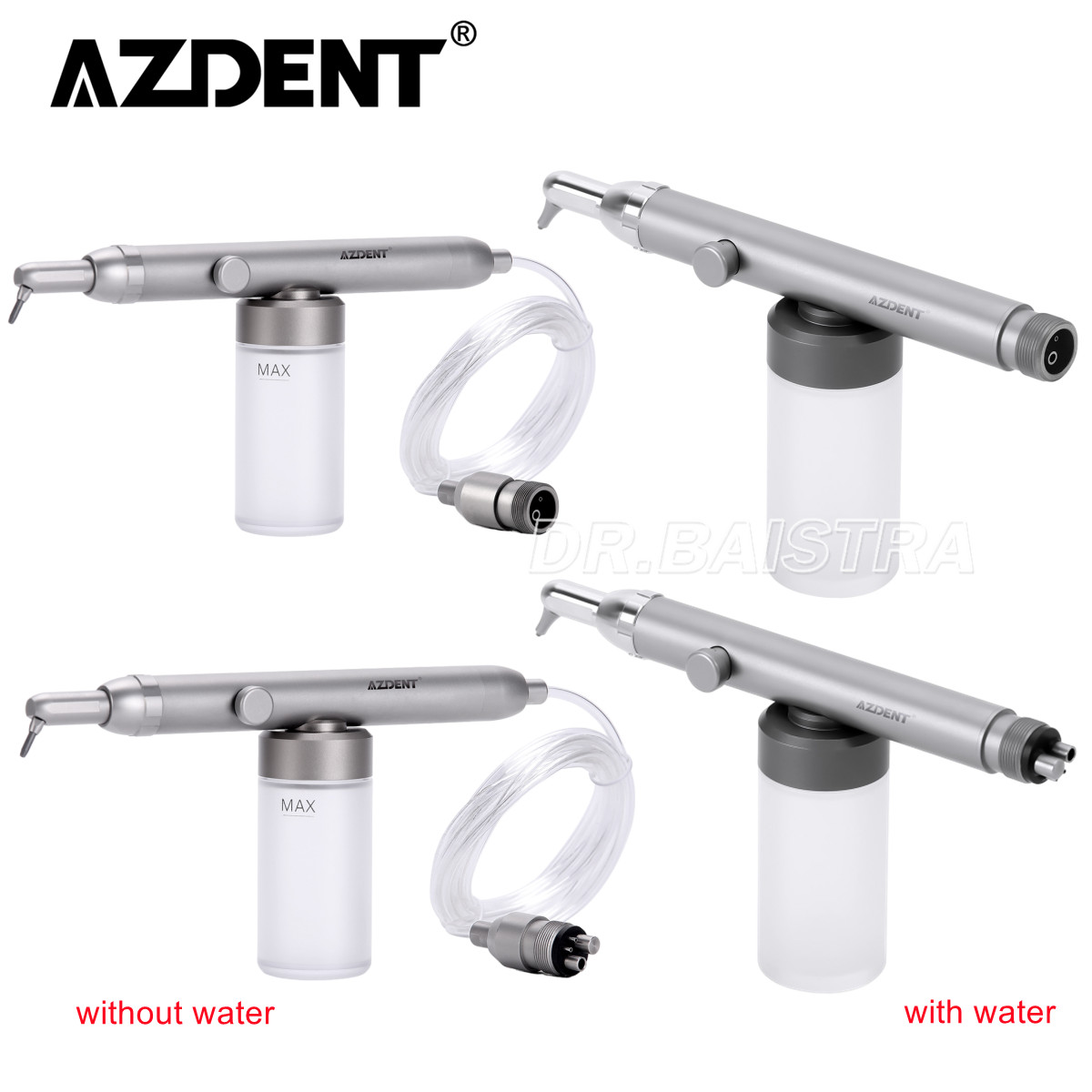 Dental Alumina Air Abrasion Polisher Sandblaster Prophy Gun with/without water