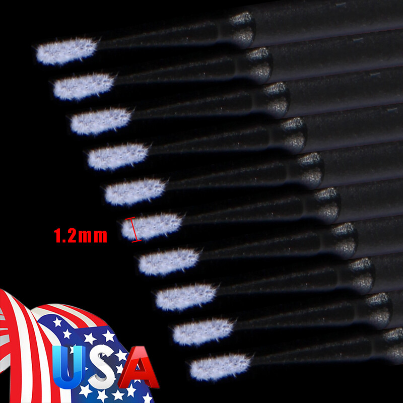 Dental Microbrush Disposable Applicators Tips Micro Brush size 1.2mm black SS