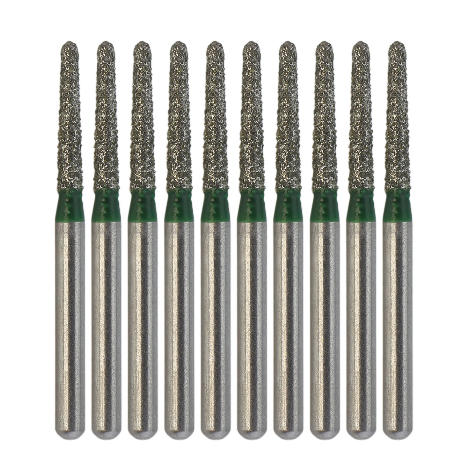Dental Dimond Bur 856/014C High Speed Drill FG Round End Taper Coarse Grit Blue