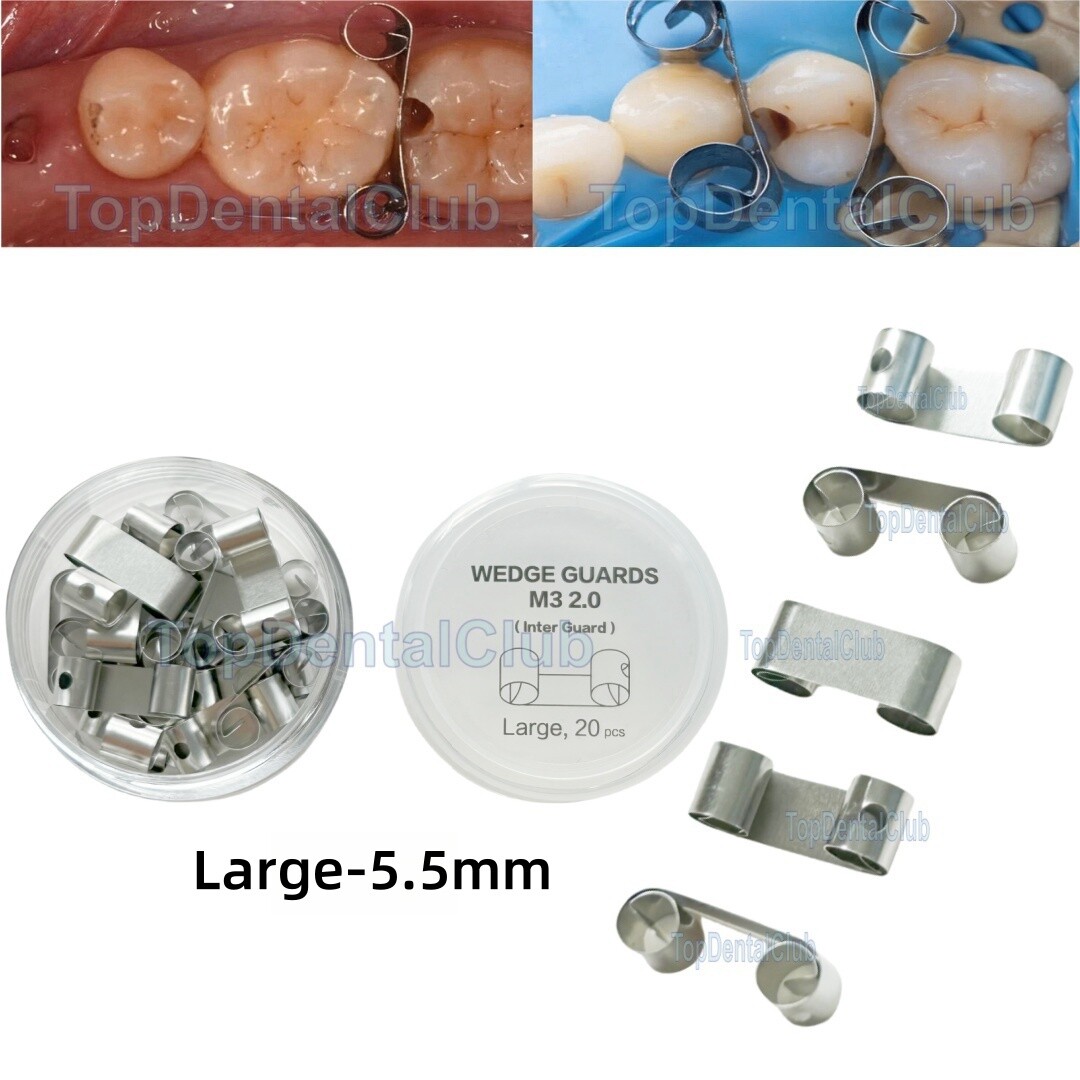 5.5mm Dental Inter Guard M3 2.0 Guard Wedges Fender Matrices Wedge Baffle Matrix
