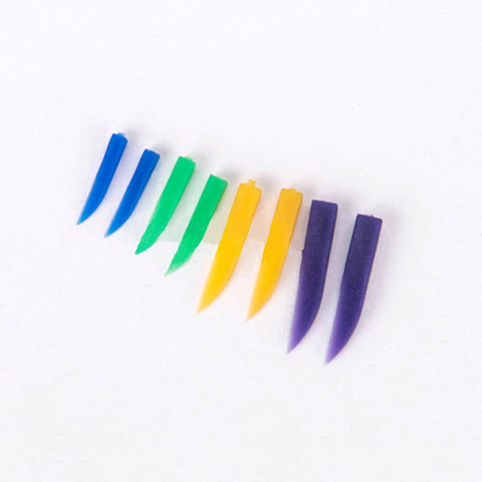 100-2000Pcs Dental Plastic Wedges Tooth Gap Diastema Wedge 4 Colors S/M/L/XL USA
