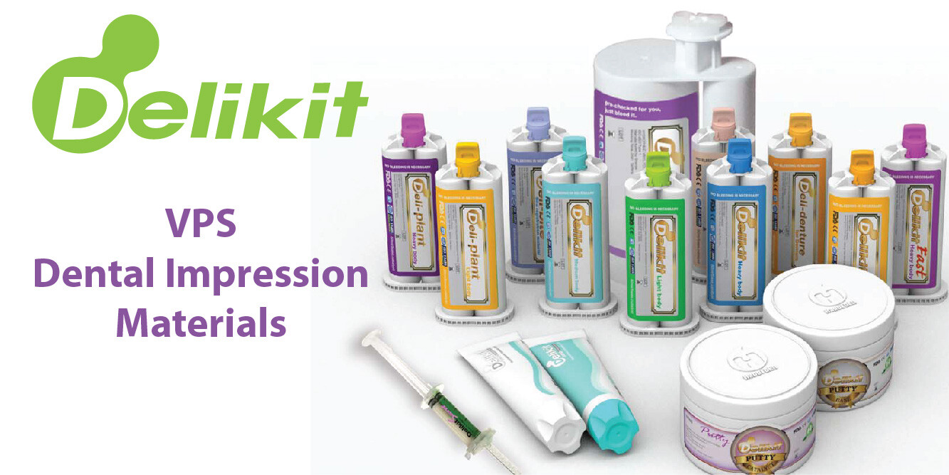 Delikit VPS Impression Material – 50ml Cartridges (All Body Types / Set Times)