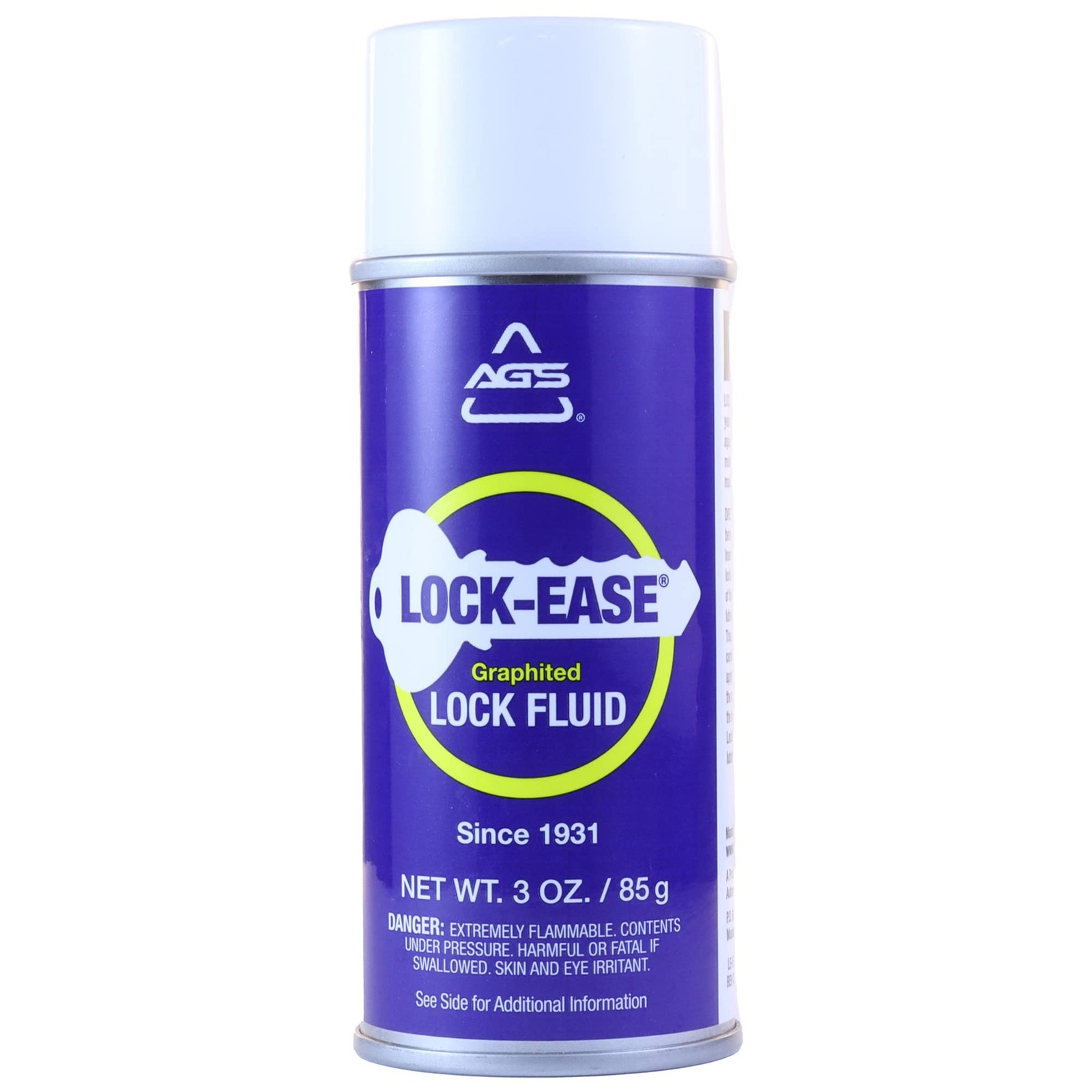 Automotive Solutions Lock-Ease Graphite Lock Lubricant – 3oz Aerosol, Prevent…