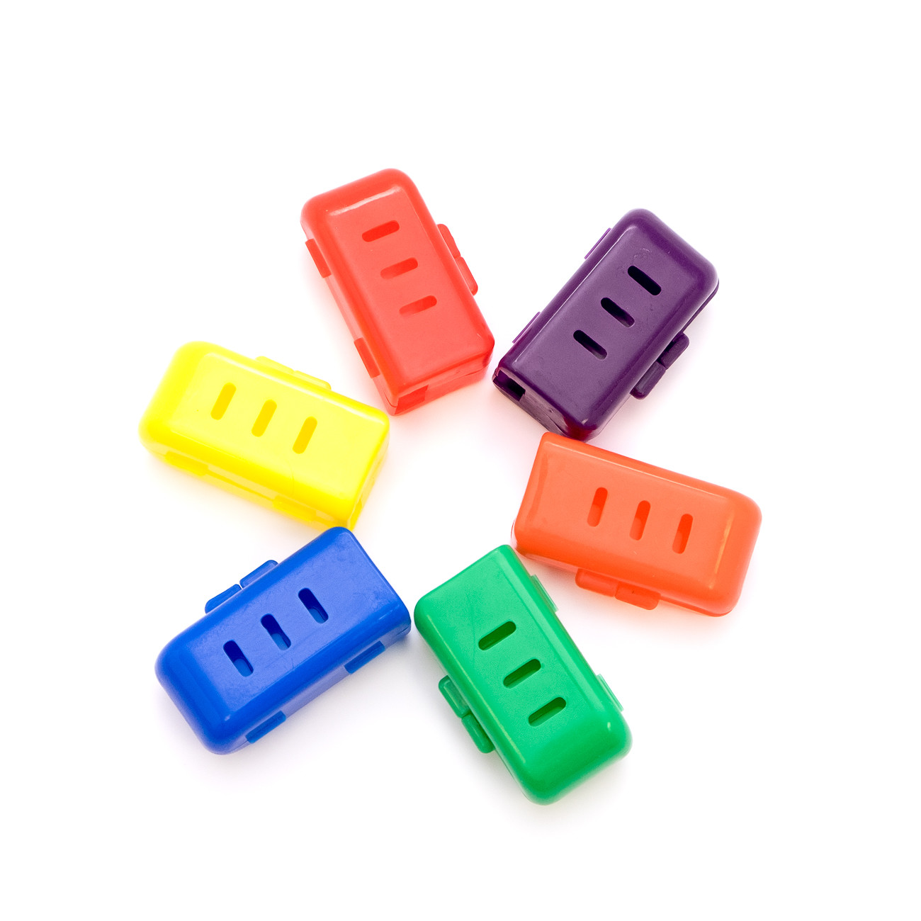 12 Dental Toothbrush Head Protector Case Cap for Home & Travel Assorted Colors