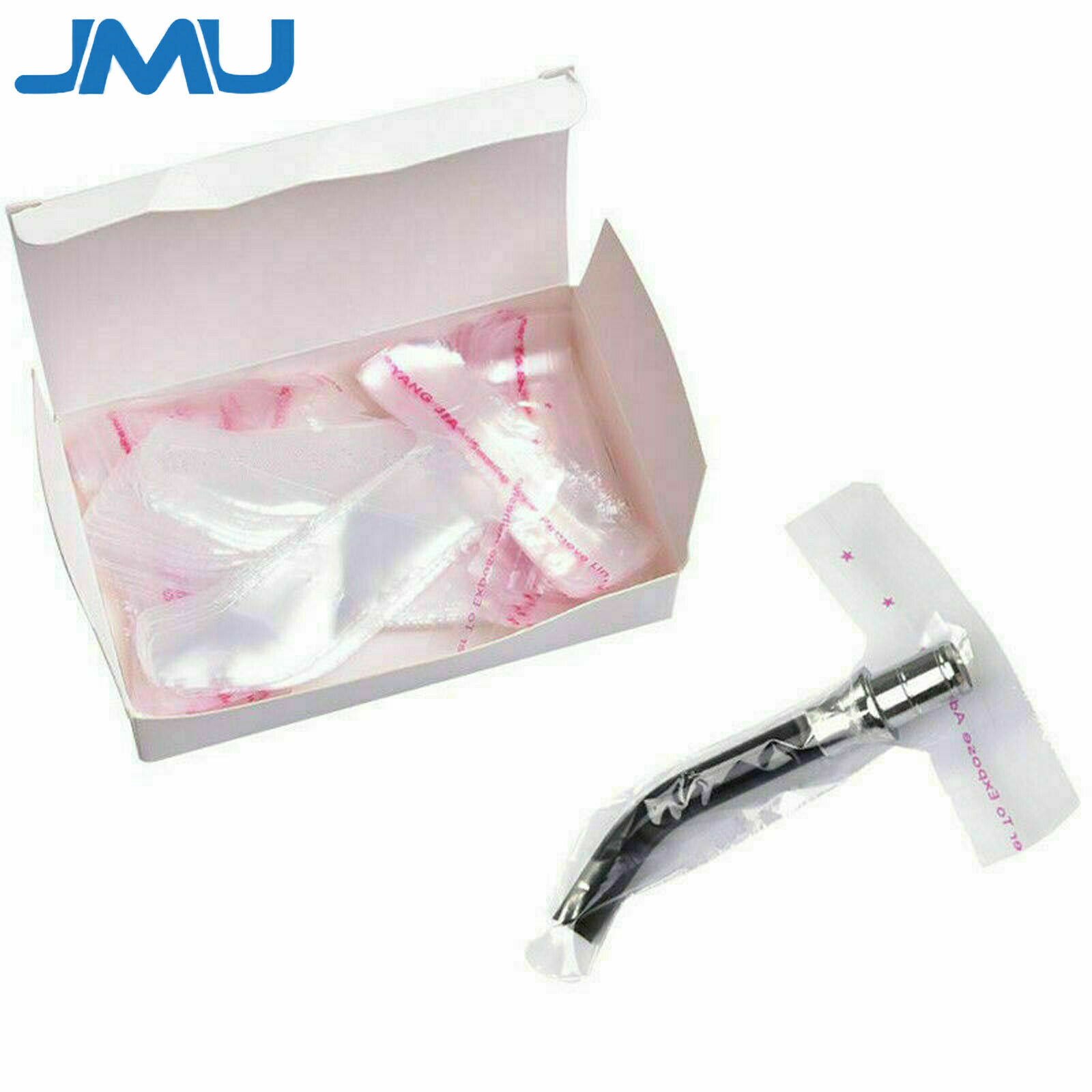 JMU Dental Disposable Curing Light Head Tip Sleeves Plastics PE Cover4.33″X2.95″