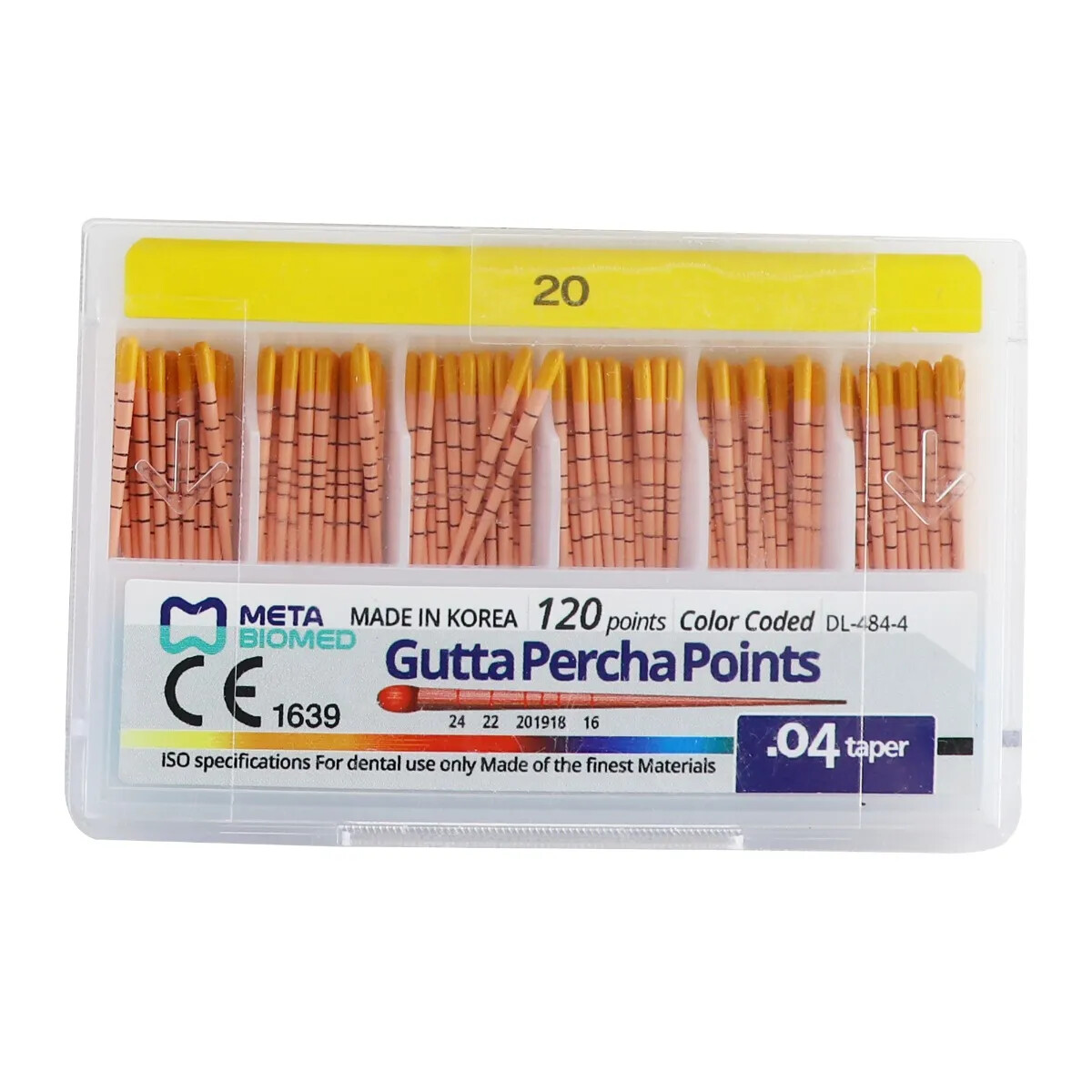 Gutta Percha Points .04 Special Taper #20 120/Box Fast Ship (Free Shipping)