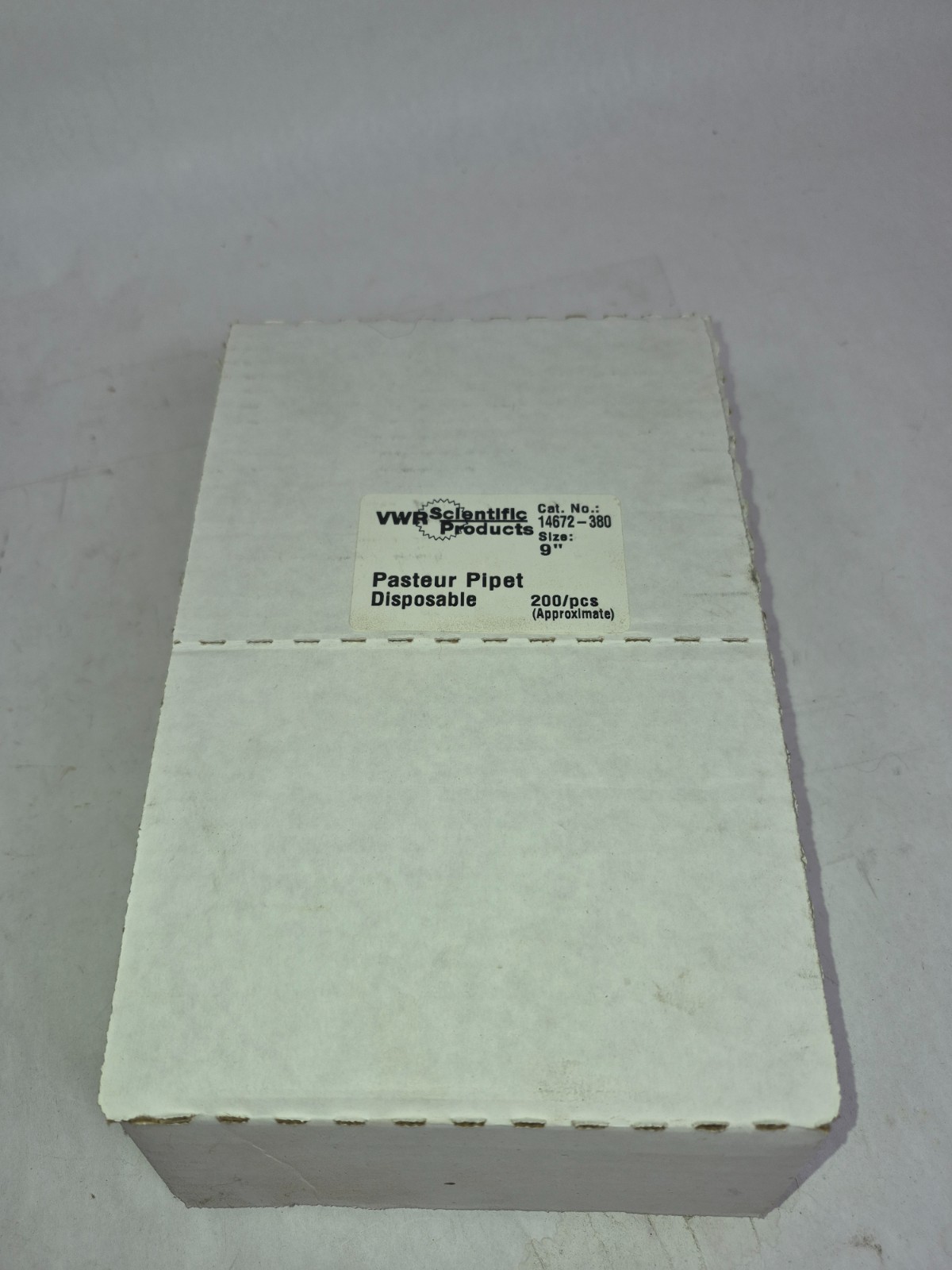 VWR 14672-380 Disposable Pasteur Pipets, Length 9 Inch aprox 200