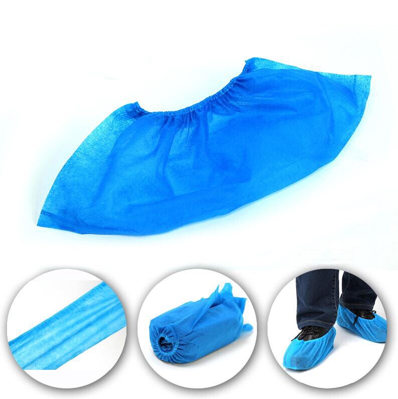 100pcs Disposable Non-woven Shoe Covers Medical Lab & Dental Supplies Dust Proof