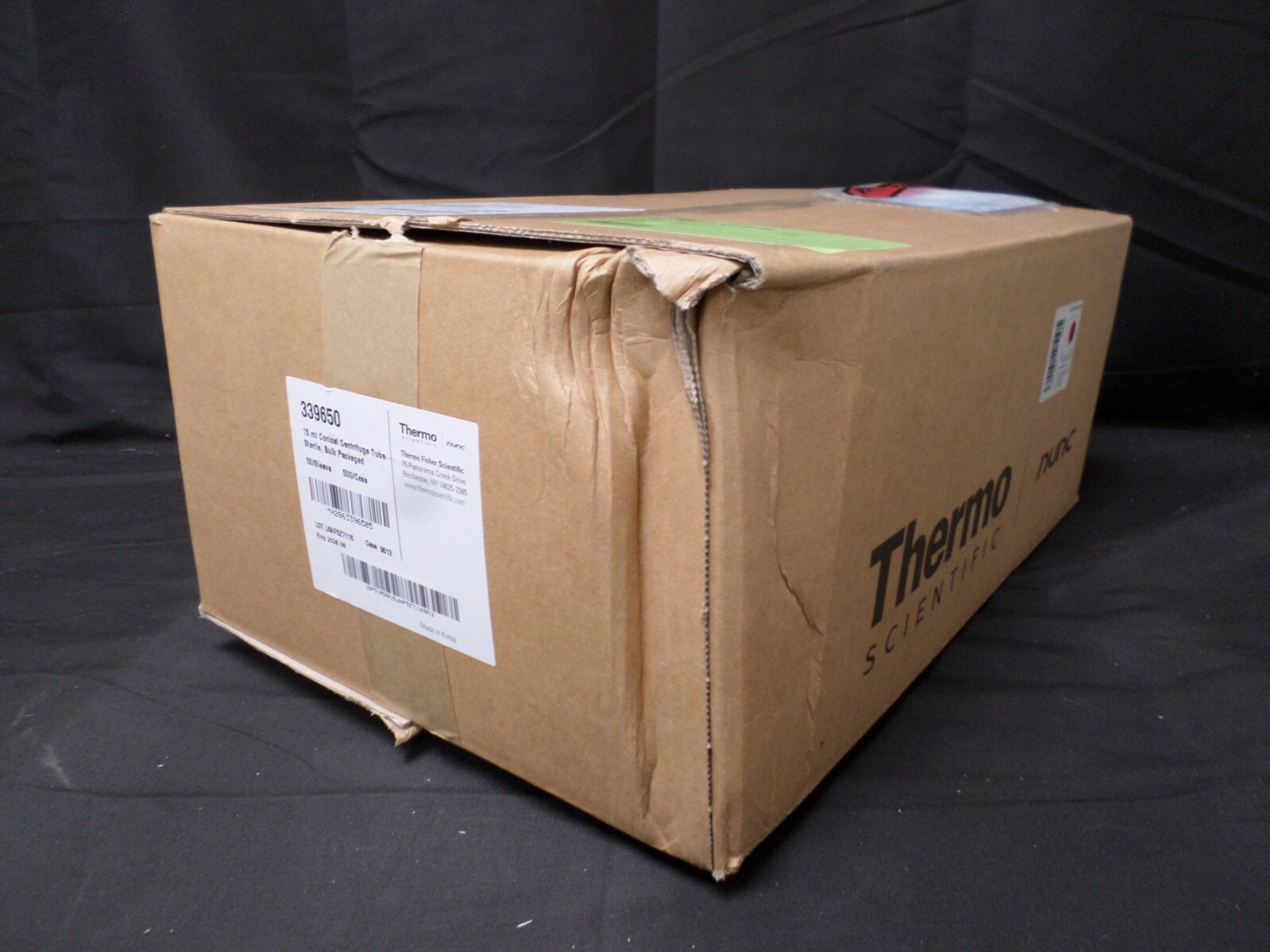 THERMO SCIENTIFIC Polypropylene 15mL Sterile Centrifuge Tube 339650 (500/cs)