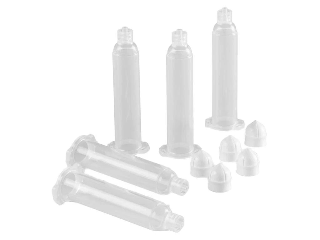 Nordson EFD 7366040 Syringe Barrel Piston Kit, 10cc, Cear and White 100 Unit Kit