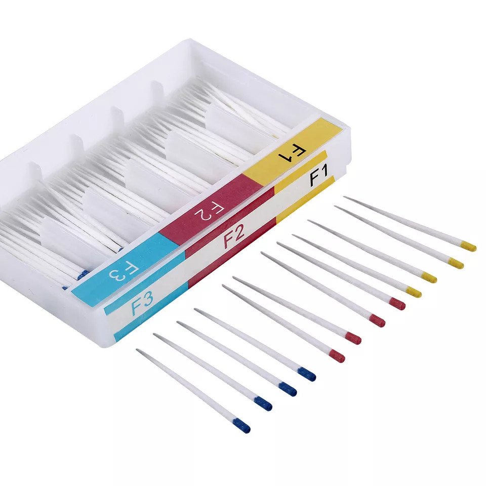 100pcs/Kit Dental Endodontic Absorbent Paper Points F1 F2 F3