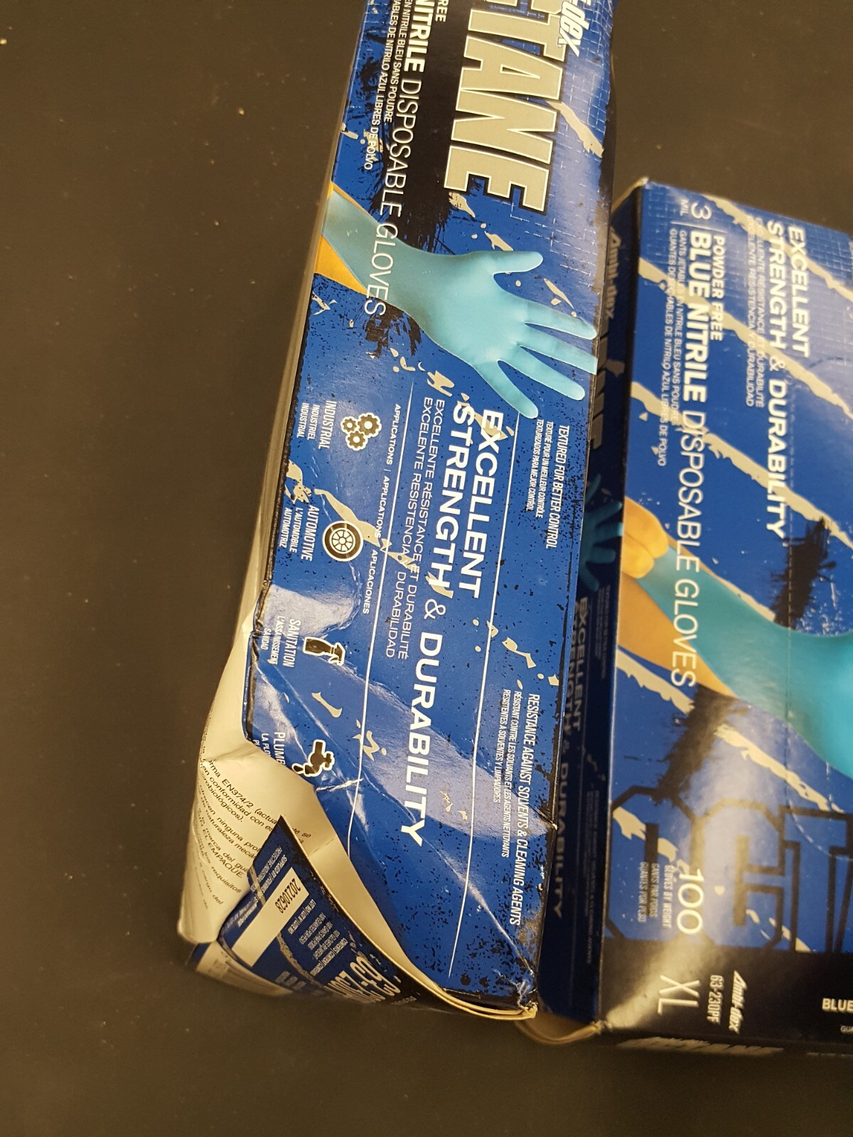 2 Pack Octane Nitrile Powder Free Glove – 63-230PF – 100 per Box Sz. XL