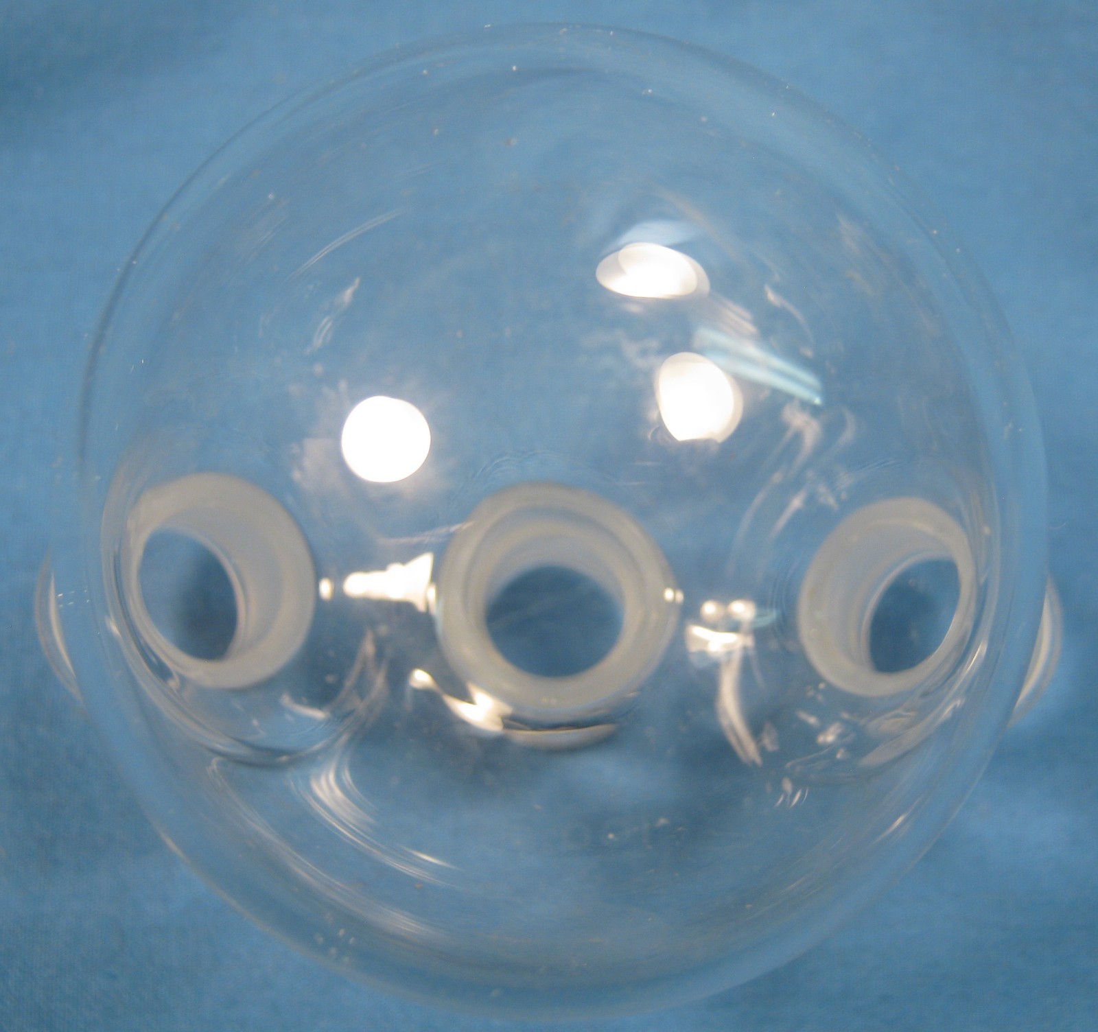 100 ML ROUND BOTTOM 3-NECK FLASK ALL 14/20 FREE SHIPPING 12