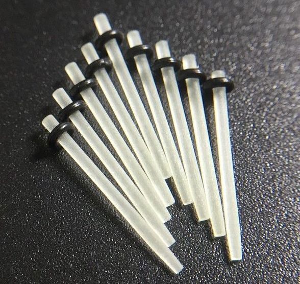 200PCS Dental Glass Fiber Post Root Canal Pins Straight 1.0 1.2 1.4 1.6mm Posts