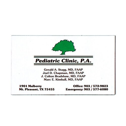 Business Card Magnets One Color, 500/Box