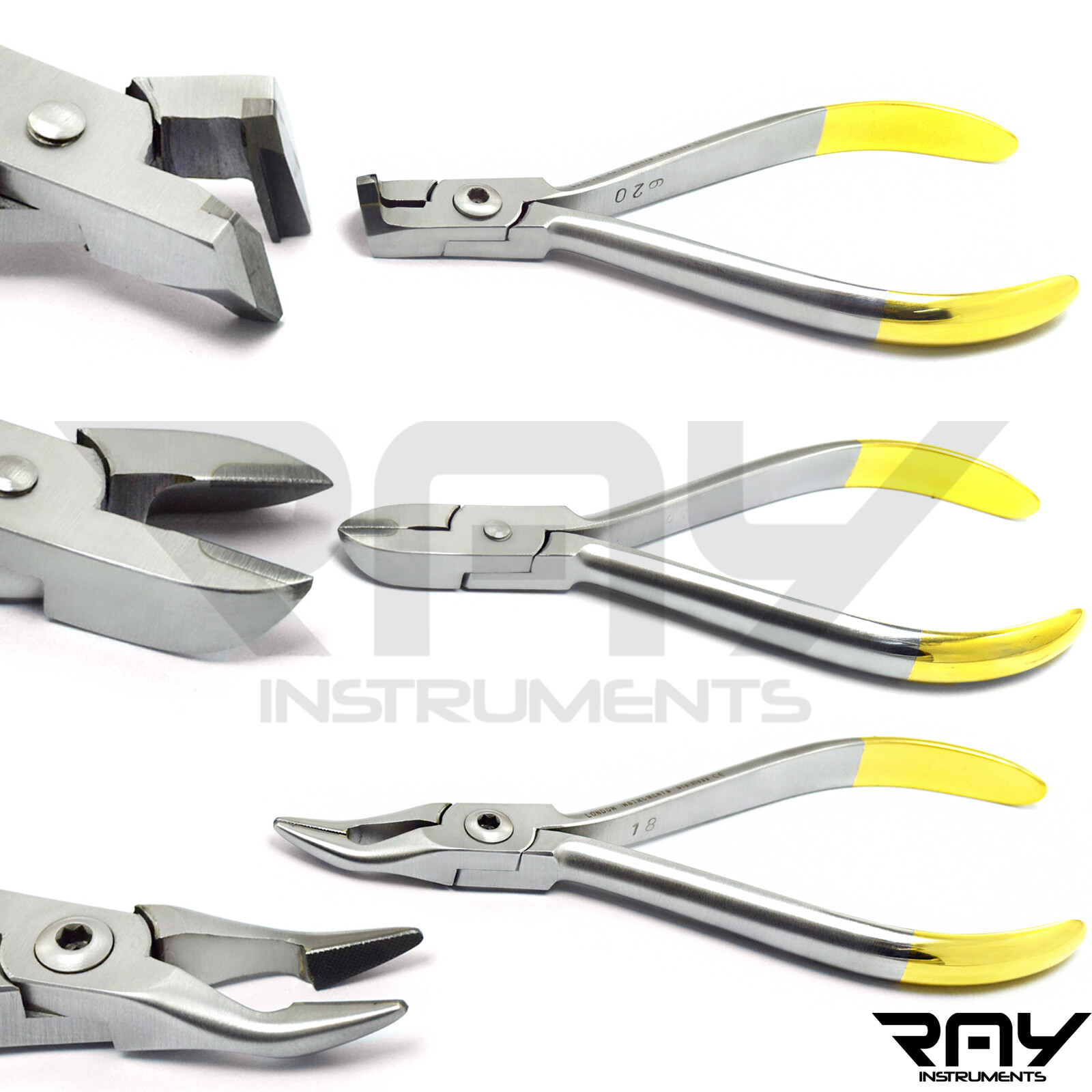 Orthodontic Arch Wire Ligature Hard Wire TC Cutter Bracket Removing & Bend Plier