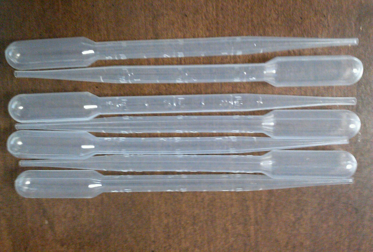 50 Transfer Pipettes 7ml graduated Lab Dropper Model Paint dye Globe Scientific
