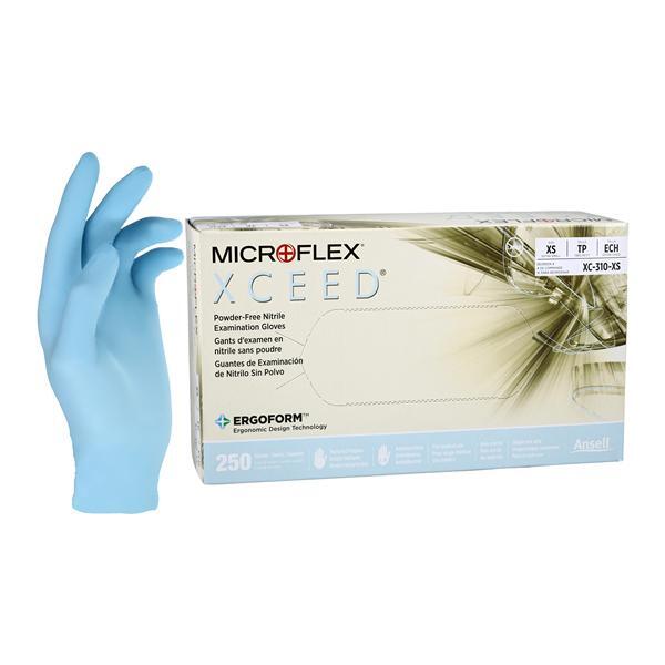 Microflex XC-310-XS XCEED PF Nitrile Gloves X-Small 250/Bx