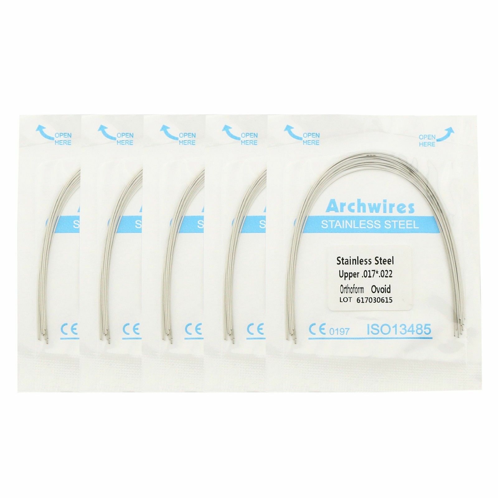 10 Pcs Dental Orthodontic Rectangular Niti/Steel/Thermal Activated Arch Wire